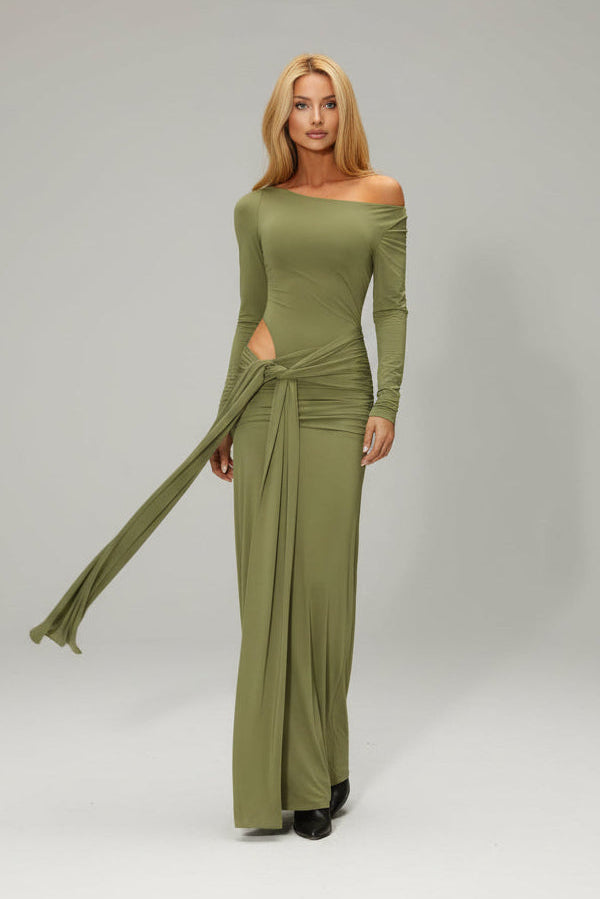 CONTOUR TIE DRESS