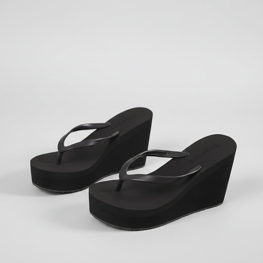 HIGH HEEL SLIPPERS SUMMER PLATFORM