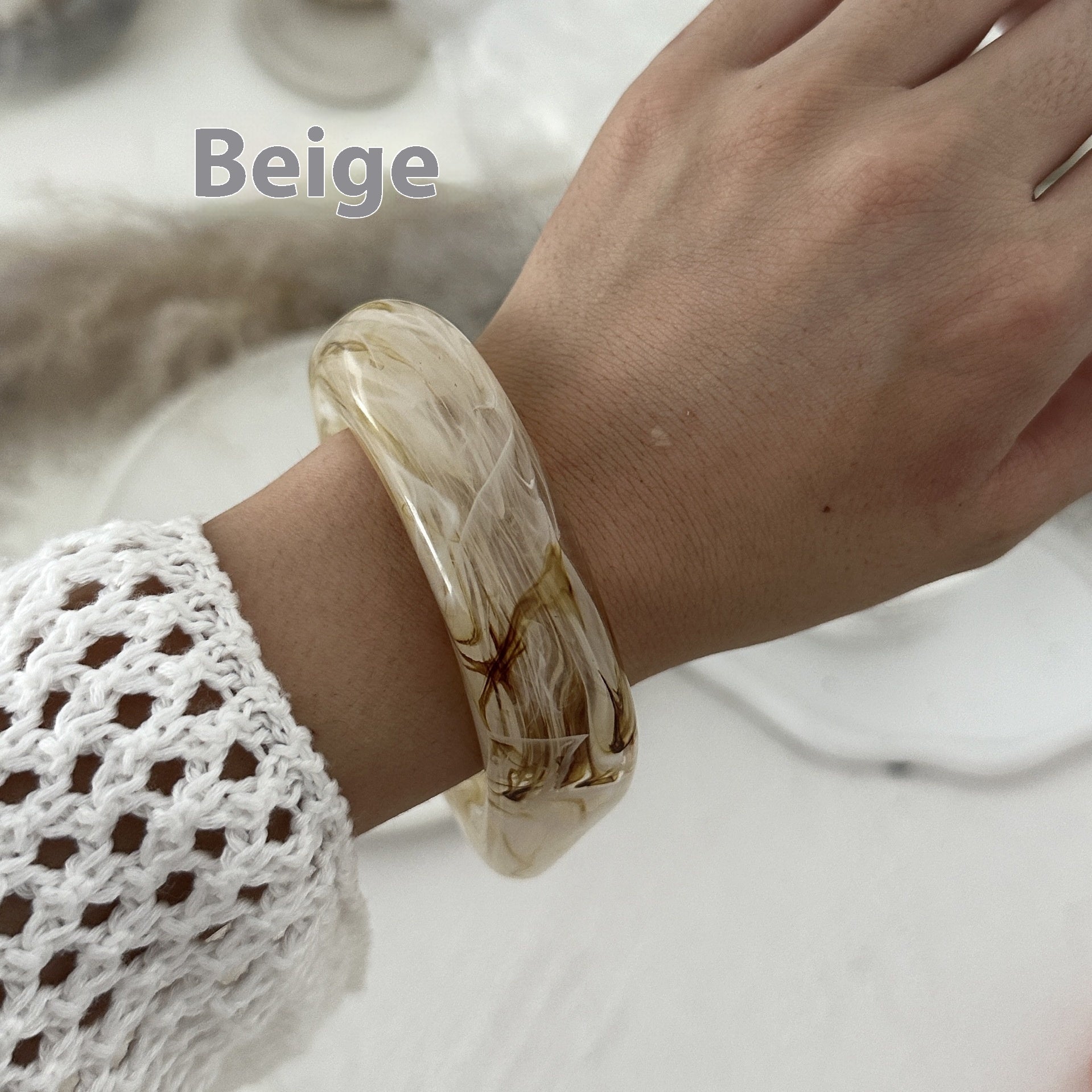 BANGLE BRACELETS TRANSLUCENT
