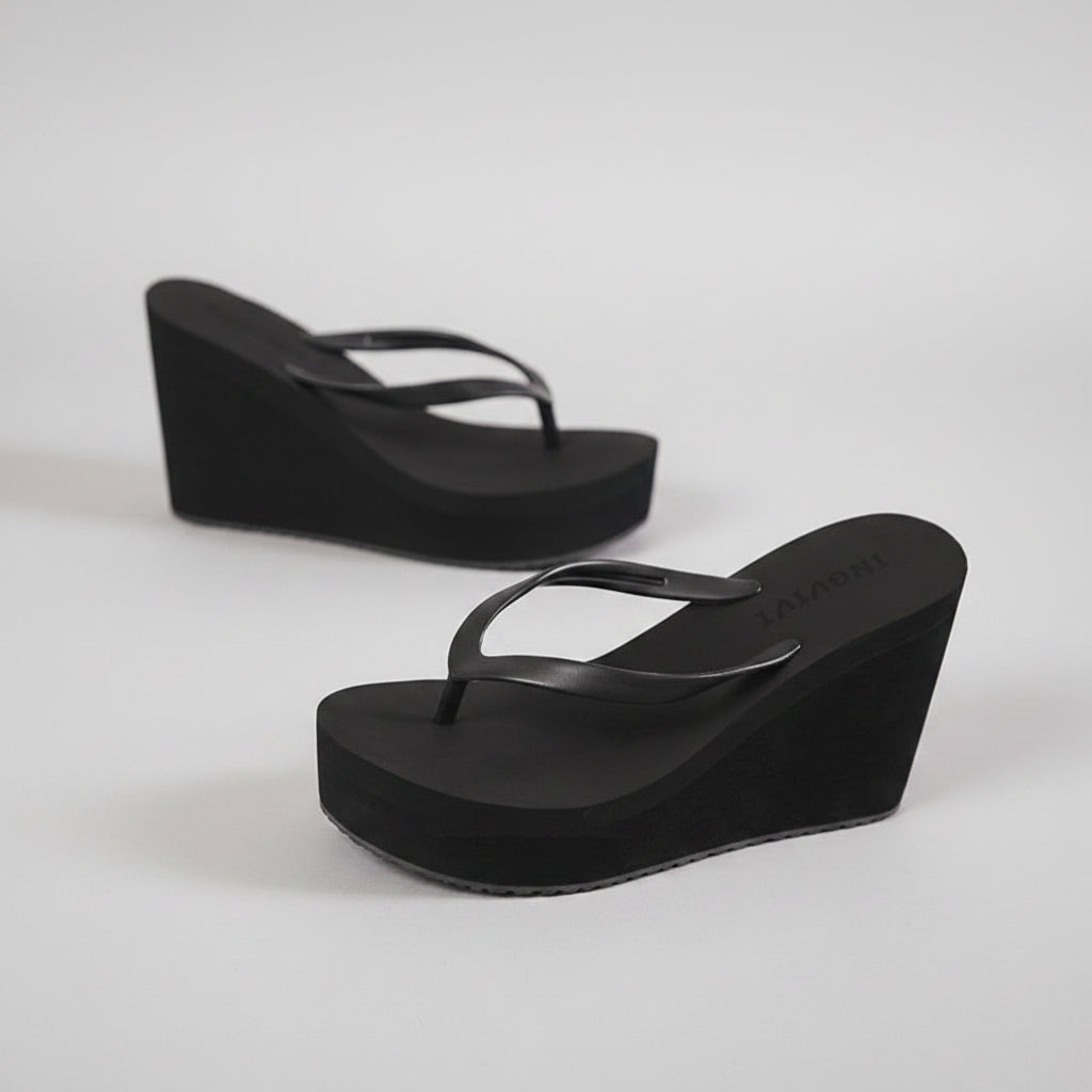 HIGH HEEL SLIPPERS SUMMER PLATFORM