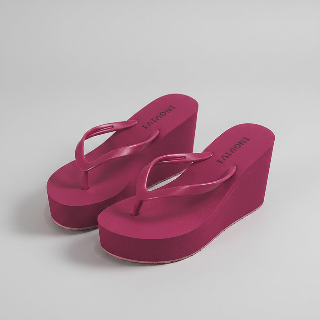 HIGH HEEL SLIPPERS SUMMER PLATFORM