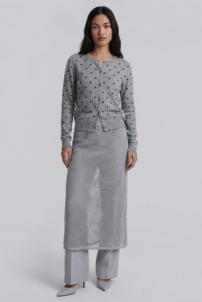 DOT KNIT CARDIGAN